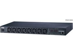 ATEN PE8108G-ATB-G 10A 8-Outlet 1U Outlet-Metered & Comutatored eco PDU (PE8108G-ATB-G)