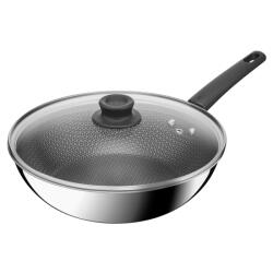 Tefal Wok serpenyő fedővel Tefal Power E3411655 28 cm (E34116)