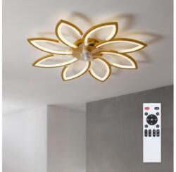 Brilagi - Ventilator de tavan LED reglabil, 43W/230V, Ø 90 cm, auriu + telecomandă (BG4023)