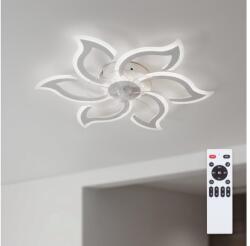 Brilagi - Ventilator de tavan LED cu dimmer, 34W, 230V, Ø 83 cm, alb + telecomandă (BG4005)