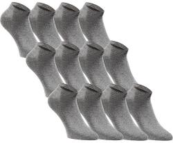 Jack & Jones Jack&Jones unisex zokni szett, 12 pár, 35-38, antracit