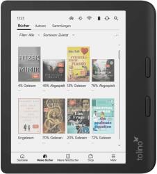 tolino 4016621130183 Érintőképernyő Wi-Fi Fekete E-book olvasó (VISIONCOLOR)