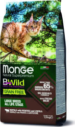 Monge BWild Grain Free Cat Bölény, burgony & lencse nagytestű macskáknak 1, 5 kg