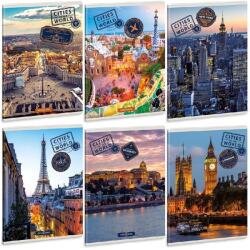 Ars Una Cities of the World A5 extra kapcsos kockás füzet 5223 53142238 (53142238)