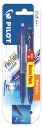 Pilot Rollertoll 0.25 mm törölhető Frixion Clicker kék + Acroball golyóstoll kék (BLRT-FR5-L BAB-15F-L-BT)