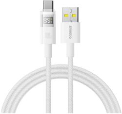 Baseus USB 2.0 Type C Összekötő Fehér 1m DISPLAY II 100W P10382701211-00 (P10382701211-00)