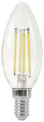 OPTONICA filament E14 C35 LED izzó 6W 730lm 6000K hideg fehér 360° 1410 (1410) - ledsziget