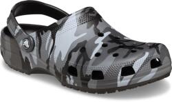 Crocs Classic Camouflage Clog papucs Cipőméret (EU): 46-47 / fekete/szürke