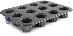 ibili Tava pentru Canele IBILI cu 12 Mulden, Otel, Antiaderenta, 34.3x26.2 cm (829100)