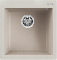Elleci - Egy medencés gránit mosogatótálca Quadra 102 G39 Bianco soft - LGQ10239 (Elle-LGQ10239)