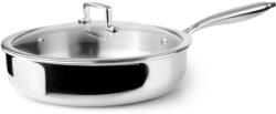 ibili Tava de cuptor IBILI 653024, inox, 24 cm, capac transparent (653024)