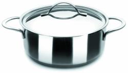 ibili Caserola cu capac Ibili Noah 605020, inox, diametru 20 cm, culoare neagra (605020)