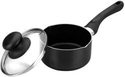 ibili Oala Ibili cu Capac din Sticla, Aluminiu, 12 cm, Anti-Aderenta, 0.7L (406412)