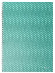 Esselte Colour Breeze spirálfüzet A4 vonalas zöld (628482)