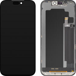 ZY Display cu Touchscreen ZY pentru Apple iPhone 17 Pro Max, cu Rama, Versiune LCD In-Cell IC Movable, Negru - gsmboutique