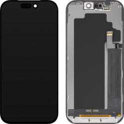 ZY Display cu Touchscreen ZY pentru Apple iPhone 17 Pro, cu Rama, Versiune LCD In-Cell IC Movable, Negru
