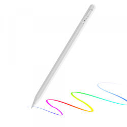 Techsuit Touch Pen Techsuit AX10-T pentru Apple iPad, Versiune Activ, Alb - gsmboutique