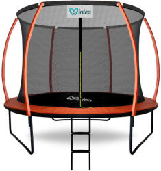 INLEA ULTIMATE Jump Trambulin belső védőhálóval 305 cm - narancssárga (IN01-0014) - pepita