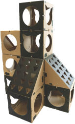  NRCATS Torre PlayCube - Moduláris macskaház (12 részes szett)