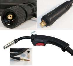 PROWELD MTS-801 Pistolet mufa euro, 1.8m pentru Flux1032e (4550000011) - tucumperi