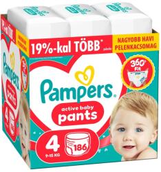Pampers Active Baby Scutece Chiloțel 9-15kg Maxi 4 (186 buc) (80894758)