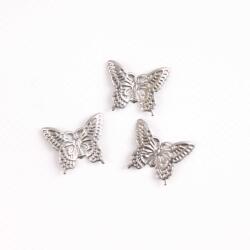 Penta Collection Fém díszítőelem, pillangó 1, 8 x 2 cm, 10 db/csomag
