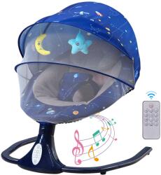  Elektromos multifunkcionális hinta babáknak, VisionHub®, Bluetooth kapcsolat távirányítóval