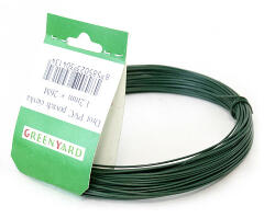 Strend Pro Garden Feszítődrót, Strend Pro Garden, zöld, átmérő: 2, 8 mm, hosszúság: 78 m, acél, PVC bevonatú, feszítő kivitel, kerítéshez (TC431001) (TC431001)