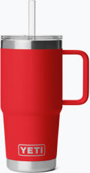 YETI Термо чаша YETI Rambler Straw 739 ml rescue red
