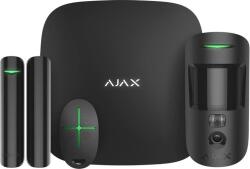 Ajax Systems 38173.58. BL1 Vezeték nélküli riasztórendszer StarterKit Cam készlet (Hub2+mozgásérzékelő Cam+mágneses érzékelő+távirányító) fekete (38173.58. BL1) (38173.58.BL1)