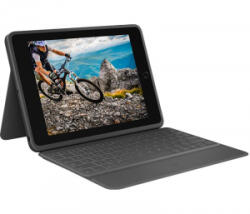Logitech Rugged Folio iPad (7. gen) 10.2' tok + angol UK billentyűzet szürke (920-009319) (920-009319)