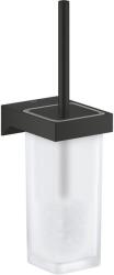 GROHE Selection Cube perie de toaletă înșurubat negru 408572430 (408572430)