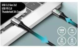 LogiLink USB-C 20 Gb/s, 100W 1.0m braided black
