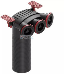 Heatpex - Szelepfogadó elem 90°-os (DN75mm x 3) ARIA CONNECT