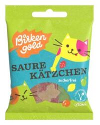 Birkengold Jeleuri din Fructe cu Xylitol in Forma de Pisicute, Birkengold, 50 g