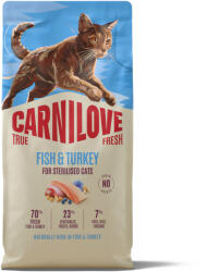 CARNILOVE 2x6kg Carnilove True Fresh Adult Sterilised hal & pulyka száraz macskatáp