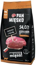 Pan Mięsko PAN MIĘSKO Borjúhús kacsával, M méret, 1, 6 kg, macskáknak