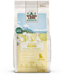  Wildes Land 2x1, 2kg Wildes Land Kitten csirke száraz macskatáp