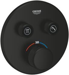 GROHE Grohtherm SmartControl kád és zuhany csaptelep süllyesztett z termosztáttal fekete 291192430 (291192430)