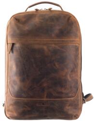 Greenburry Rucsac Overnighter unisex piele naturala maro antichizat 34 x 48 x 16 cm, Vintage, Greenburry