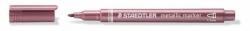 STAEDTLER Marker decorativ, 1-2 mm, vârf conic, STAEDTLER "8323", roșu metalizat