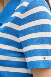 Tommy Hilfiger тениска тип пулове с яка дамска с добавена коприна (WW0WW48503) - answear - 148,62 лв