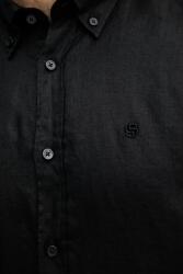 HUGO BOSS риза мъжка ленена liam (50556077) - answear - 197,52 лв