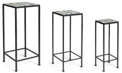 Bizzotto set de mobilier din oțel acoperit cu pulbere 99KK-MMU0CF_MLC (806172) Masa de cafea