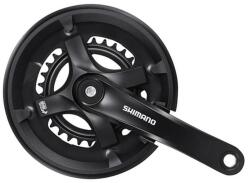 Shimano Braț pedalier Shimano FC-TY501, 175 mm 2x8, 46/30T, cu protecție, OEM