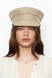 Ruslan Baginskiy șapcă pentru femei, din amestec de lână Logo-embroidered Baker Boy Cap 99KK-CAD0PK_08X (KPC036.LNPW)
