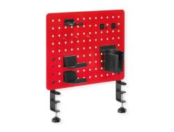VALUE Panou perforat 420x477mm cu prindere masa Rosu, Value 17.99. 0099* (17.99.0099-4)