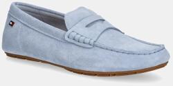 Tommy Hilfiger mocasini pentru femei, din piele întoarsă FLAG SOFT SUEDE DRIVER LOAFER PPYA-OBD13I_50X (FW0FW08558)