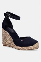 Tommy Hilfiger espadrile cu platformă pentru femei FLAG HIGH WEDGE ESPAD CLOSED TOE PPY2-OBD01A_59X