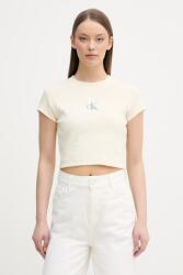 Calvin Klein Jeans crop top pentru femei, din bumbac cu elastan PPY2-TSD11C_01X (LV047F833G)